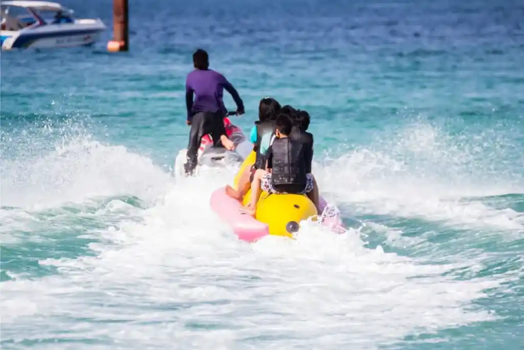 banana ride in Andaman